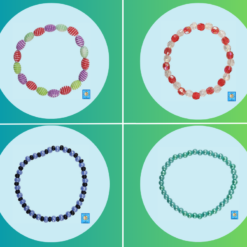 4er Set Armbänder 17