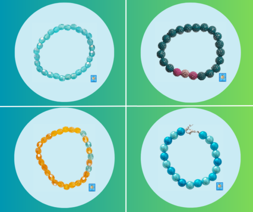 4er Set Armbänder 20
