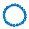 Blaues Perlenarmband mit Glitzereffekt B2B