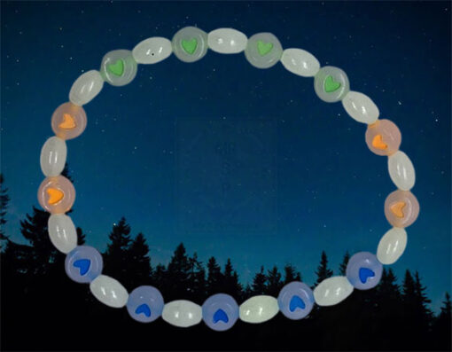 Leuchtperlenarmband 13