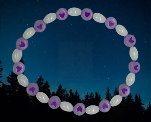 Leuchtperlenarmband 21